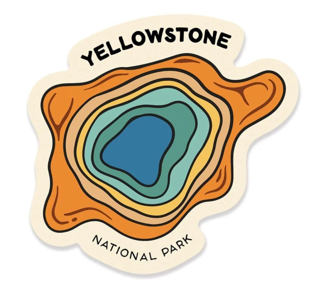yellowstone np sticker