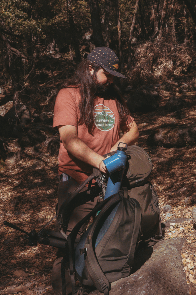 kailey and will- camping and hiking