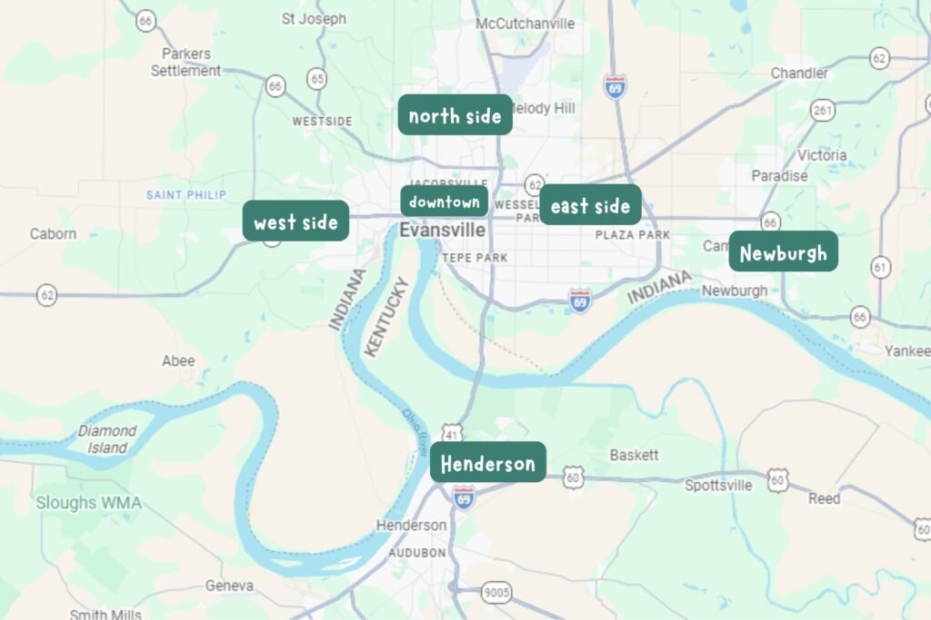 layout of evansville indiana layout of evansville indiana