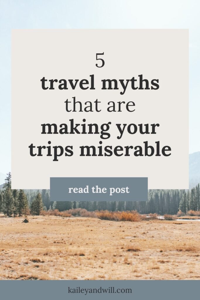 myths about travel